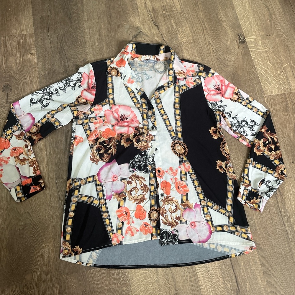 Vintage button down blouse